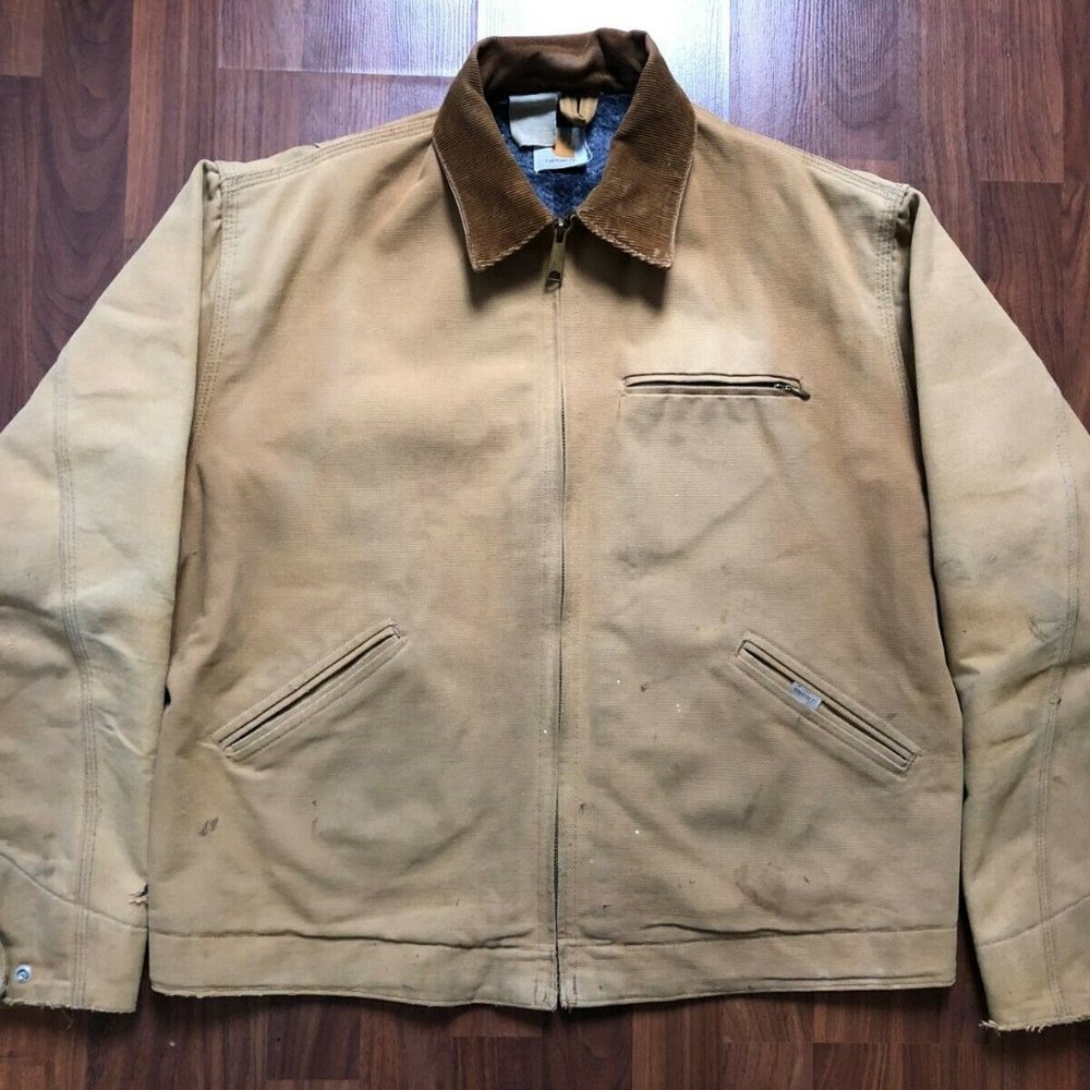 Sun-Faded Carhartt Detroit Work Jacket/Coat